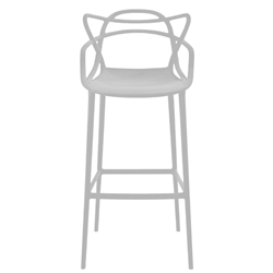 Kartell Sgabello Masters Stool H Cm Verde Salvia Tecnopolimero