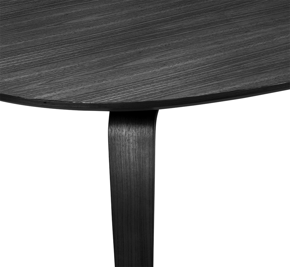 GUBI tavolo ellittico DINING TABLE (Frassino nero - Legno) 