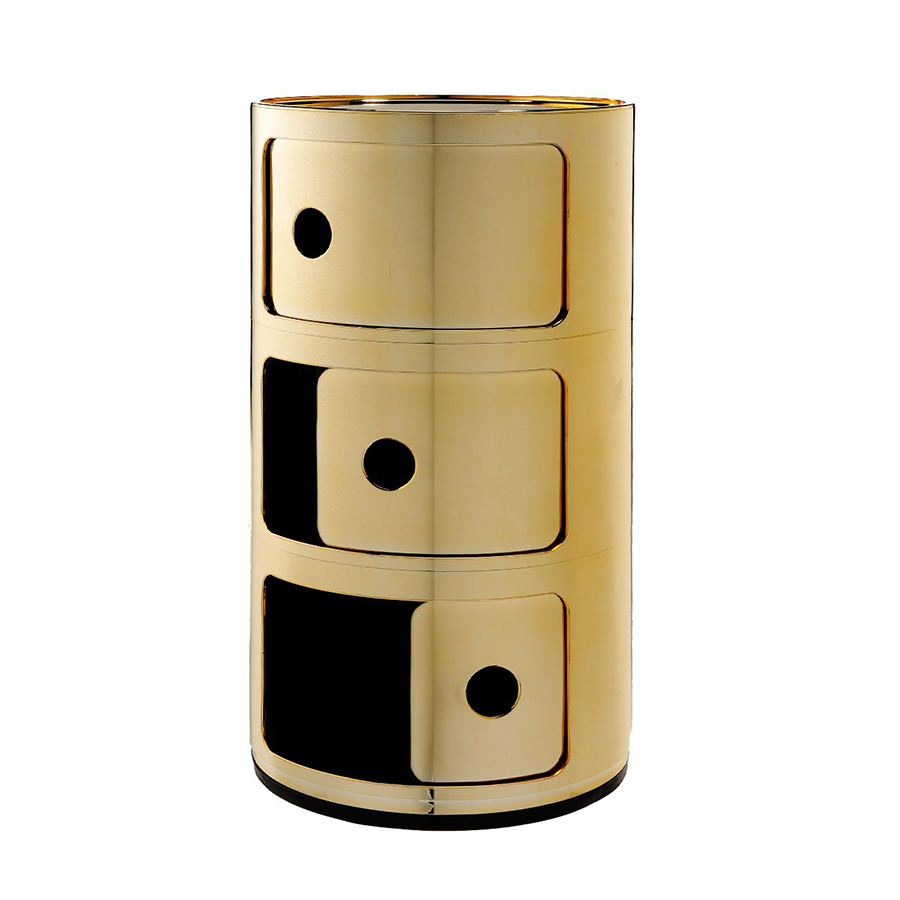 KARTELL bedside COMPONIBILI three elements METAL PRECIOUS COLLECTION 