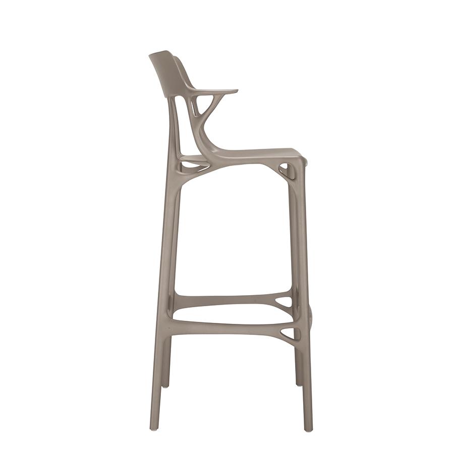 KARTELL sgabello MASTERS STOOL H 75 cm (Nero - Tecnopolimero