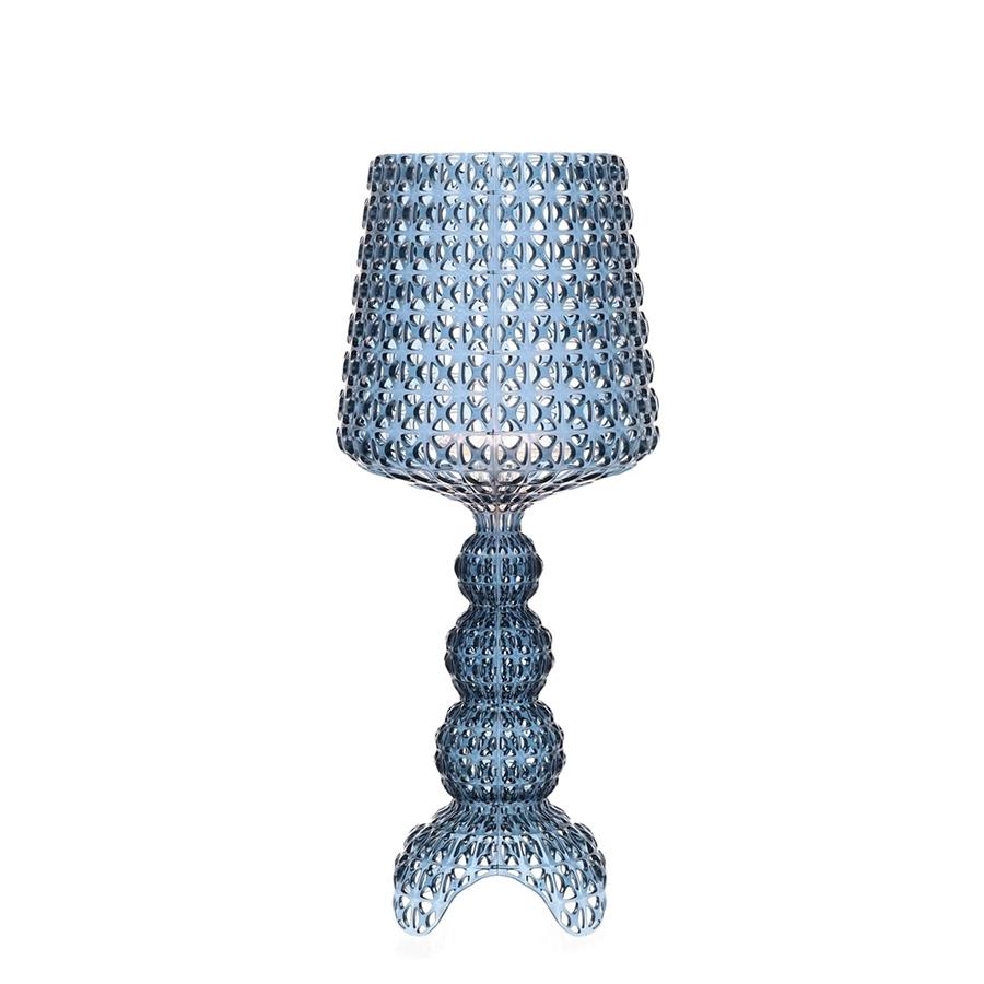 KARTELL lampada da tavolo MINI KABUKI (Azzurro - Policarbonato 2.0 da  materia prima rinnovabile) 