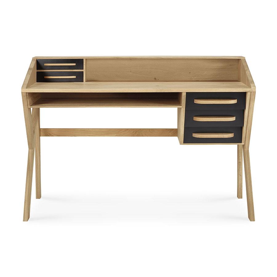 oak origami desk