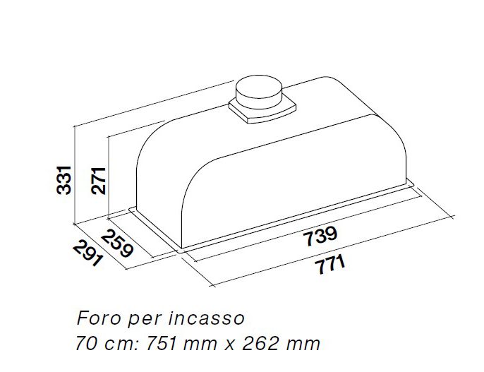 Falmec Gruppo Incasso Plus