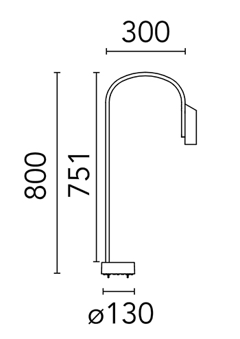 Flos Caule Bollard